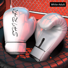 Load image into Gallery viewer, 1 Pair Full Finger Boxing Gloves Adults Children Sanda Boxing Gloves Combat Free Combat Training Equipment Hand Protective Device
