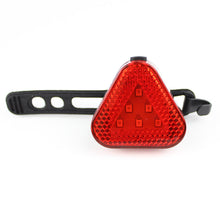 Load image into Gallery viewer, 1PC Creative Triangle Bicycle Taillight 6LED IPX3 Motorcycle Electric Vehicle Night Riding Warning Light Riding Equipment
