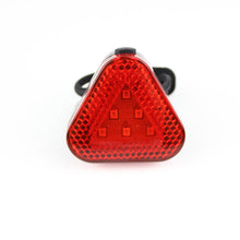Load image into Gallery viewer, 1PC Creative Triangle Bicycle Taillight 6LED IPX3 Motorcycle Electric Vehicle Night Riding Warning Light Riding Equipment
