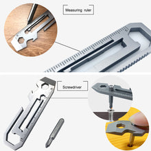 Load image into Gallery viewer, 7 In 1 Multifunctional Stainless Steel Tool Cassette Wrench Driver Bottle Opener Lightweight Portable Daily Maintenance Tool

