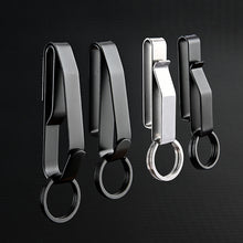Load image into Gallery viewer, 1PC Stainless Steel Men Waist Hanging Car Key Chain Large Size Belt Buckle Outdoor Tactical Buckle
