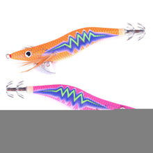 Load image into Gallery viewer, 1PC 14CM/20G Long Cast noctilucence Wood Shrimp Bait Ice Silk Shrimp Hard Bait Double Squid Hook Road Bait 3.5#
