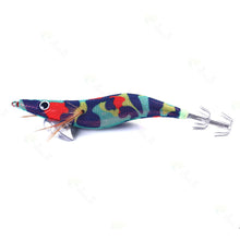 Load image into Gallery viewer, 1PC 14CM/20G Long Cast noctilucence Wood Shrimp Bait Ice Silk Shrimp Hard Bait Double Squid Hook Road Bait 3.5#
