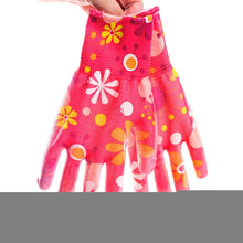 Load image into Gallery viewer, 1Pair PU Color Coated Palm Protective Gloves Thin Nylon Anti-Slip Wear-Resistant Gloves Planting Garden Cleaning Family Labor Protection Equipment
