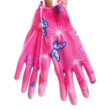 Load image into Gallery viewer, 1Pair PU Color Coated Palm Protective Gloves Thin Nylon Anti-Slip Wear-Resistant Gloves Planting Garden Cleaning Family Labor Protection Equipment

