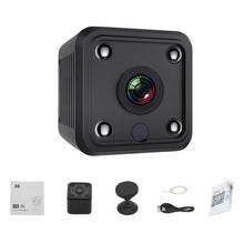 Load image into Gallery viewer, X6 Mini IP Camera WiFi Sports Camera HD 1080P Wireless Security Surveillance Built-in Battery Night Vision Smart Home Micro Cam
