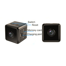 Load image into Gallery viewer, X6 Mini IP Camera WiFi Sports Camera HD 1080P Wireless Security Surveillance Built-in Battery Night Vision Smart Home Micro Cam
