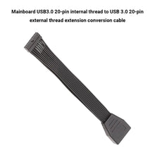 Load image into Gallery viewer, Motherboard Mainboard USB3.0 19Pin 20Pin Female to USB 3.0 19P 20 Pin Male Extension Conversion Connecting Cable
