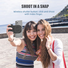 Load image into Gallery viewer, Magnetic Camera Handle Selfie Booster Holder Hand Grip Bluetooth Handheld Phone Anti-shake Selfie Device Magsafe Wireless Charge

