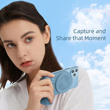 Load image into Gallery viewer, Magnetic Camera Handle Selfie Booster Holder Hand Grip Bluetooth Handheld Phone Anti-shake Selfie Device Magsafe Wireless Charge
