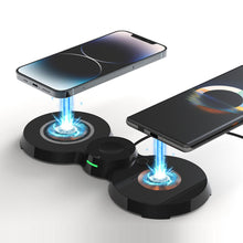 Load image into Gallery viewer, 3IN1 Magnetic Wireless Charger for Iphone XS XR 12 13 14 Pro Max Double 15W Fast Induction Charger for Apple Watch Airpods Pro
