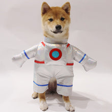Load image into Gallery viewer, Cute Pet Dog Astronaut Costumes Puppy Kawaii Winter Clothes Pet Cat Halloween Clothes Party Fancy Festival Clothes Photo Props

