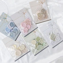 Load image into Gallery viewer, 18Pcs Aesthetic Journal Envelope Decoration Sealing Sticker Creative DIY Cute Fire Paint Stamp Stickers Kawaii Stationery
