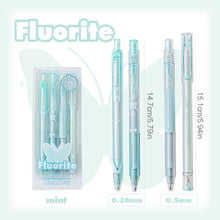 Load image into Gallery viewer, 4Pcs Kawaii Gel Pen Set Cartoon Press Ballpoint Pen for Students Cute 0.5mm 0.38mm Black Refill Office School Stationery
