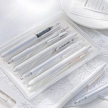 Load image into Gallery viewer, 5Pcs Kawaii Gel Pen Set Cartoon Press Ballpoint Pen for Students Cute 0.5mm 0.38mm Black Refill Office School Stationery
