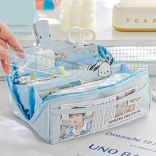 Load image into Gallery viewer, 1Pc Creative Three-dimensional Multi-layer Pencil Case Students Large-capacity Foldable Pencil Bag Stationery Bag Cosmetic Bag
