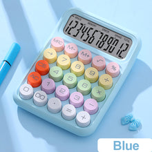 Load image into Gallery viewer, 12 Digits Candy Style of Calculator Large Display Mechanical Round Button Study Student Office Fashion Stationery
