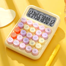 Load image into Gallery viewer, 12 Digits Candy Style of Calculator Large Display Mechanical Round Button Study Student Office Fashion Stationery
