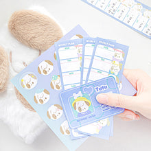 Load image into Gallery viewer, Cute Plush Notebook For Girls Furry Cats Notebook Loose-leaf Binder Daily Planner Journal Book Note Pad Stationery
