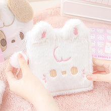 Load image into Gallery viewer, Cute Plush Notebook For Girls Furry Cats Notebook Loose-leaf Binder Daily Planner Journal Book Note Pad Stationery
