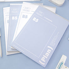Load image into Gallery viewer, B5 A4 Scratch Paper Tearable Notebook Students ins Simple Memo Pad Study Notepad Diary Journal Stationery Study Paper Math Draft Paper Exercise Book

