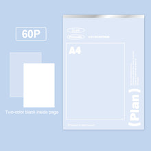 Load image into Gallery viewer, B5 A4 Scratch Paper Tearable Notebook Students ins Simple Memo Pad Study Notepad Diary Journal Stationery Study Paper Math Draft Paper Exercise Book
