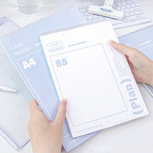 Load image into Gallery viewer, B5 A4 Scratch Paper Tearable Notebook Students ins Simple Memo Pad Study Notepad Diary Journal Stationery Study Paper Math Draft Paper Exercise Book
