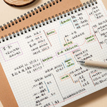 Load image into Gallery viewer, B5 Spiral Book Coil Notebook To-Do Lined Paper Journal Diary Sketchbook For School Supplies Stationery
