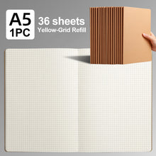 Load image into Gallery viewer, A5 Notebook To-Do Lined Paper Journal Diary Sketchbook Kraft Paper Daily Book Portable Notebook For School Supplies Stationery
