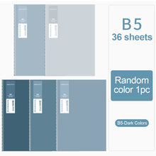 Load image into Gallery viewer, A5/B5 Notebook To-Do Lined Paper Journal Diary Sketchbook Kraft Paper Daily Book Portable Notebook For School Supplies Stationery
