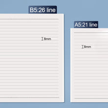 Load image into Gallery viewer, A5/B5 Notebook To-Do Lined Paper Journal Diary Sketchbook Kraft Paper Daily Book Portable Notebook For School Supplies Stationery
