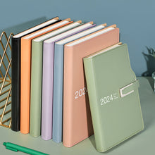 Load image into Gallery viewer, 2024 A6 Planner Notebook Diary Weekly Planner Agenda Goal Habit Schedules Journal Notebooks Stationery Office School Supplies
