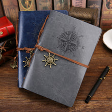Load image into Gallery viewer, A6 PU Leather Kraft Paper Cover Diary Notebook Vintage Cover Traveler Album For Students Office School Supplies
