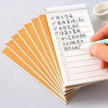 Load image into Gallery viewer, Portable Notebook Kraft Paper pocketbook Memo Pad Portable Pocket Notebook Planner Tearable Notepad To-Do List
