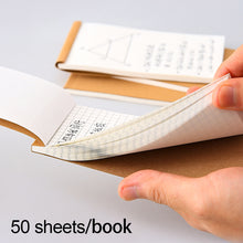 Load image into Gallery viewer, Portable Notebook Kraft Paper pocketbook Memo Pad Portable Pocket Notebook Planner Tearable Notepad To-Do List
