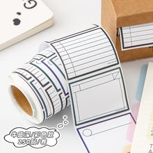 Load image into Gallery viewer, 100/250 Sheets Creative Pull-out Scroll Sticky Notes Index Stickers Planning todolist Memo School Office Tearable Note Paper Set
