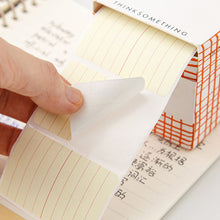 Load image into Gallery viewer, 100/250 Sheets Creative Pull-out Scroll Sticky Notes Index Stickers Planning todolist Memo School Office Tearable Note Paper Set
