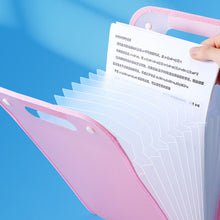Load image into Gallery viewer, File Folder Multi-pages 13 Pockets Large Capacity Vertical Expandable Bag Paper Document Accordion File Organizer
