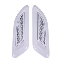Load image into Gallery viewer, 2Pcs Universal Carbon Fiber Car Air Intake Inlet Bonnet Hoods Scoop Decoration Cover Vents Sticker Decorative Cover Tuning Accessories
