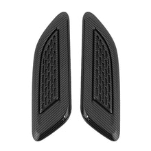 Load image into Gallery viewer, 2Pcs Universal Carbon Fiber Car Air Intake Inlet Bonnet Hoods Scoop Decoration Cover Vents Sticker Decorative Cover Tuning Accessories
