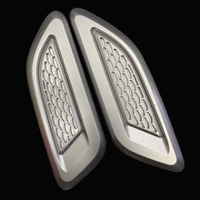 Load image into Gallery viewer, 2Pcs Universal Carbon Fiber Car Air Intake Inlet Bonnet Hoods Scoop Decoration Cover Vents Sticker Decorative Cover Tuning Accessories
