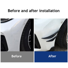 Load image into Gallery viewer, 4Pcs Car Front Bumper Lip Spoilers Carbon Fiber Fins Styling Splitter Canards Valence Decorative Stickers Auto Exterior Parts
