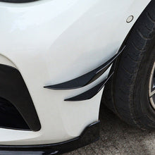 Load image into Gallery viewer, 4Pcs Car Front Bumper Lip Spoilers Carbon Fiber Fins Styling Splitter Canards Valence Decorative Stickers Auto Exterior Parts
