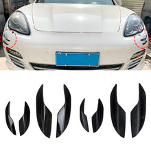 Load image into Gallery viewer, 4Pcs Car Front Bumper Lip Spoilers Carbon Fiber Fins Styling Splitter Canards Valence Decorative Stickers Auto Exterior Parts
