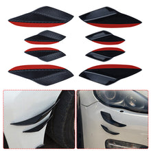 Load image into Gallery viewer, 4Pcs Car Front Bumper Lip Spoilers Carbon Fiber Fins Styling Splitter Canards Valence Decorative Stickers Auto Exterior Parts
