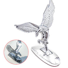 Load image into Gallery viewer, Auto Car Exterior Decoration Ornamet Emblem Angel Eagle Front Hood Cover Chrome 3D Hood Sticker Badge Car Accessories
