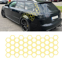 Load image into Gallery viewer, Auto Car Honeycomb Graphics Open Style Sticker Car Side Body Tuning Decor Decal Sticker For Audi BMW Ford Kia Renualt Hyundai Fiat Subaru
