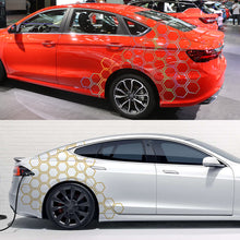 Load image into Gallery viewer, Auto Car Honeycomb Graphics Open Style Sticker Car Side Body Tuning Decor Decal Sticker For Audi BMW Ford Kia Renualt Hyundai Fiat Subaru
