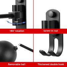 Load image into Gallery viewer, Motorcycle Helmet Wall Mount Rack Helmet Holder 180 Rotation Helmet Keys Jacket Hanger Bike Helmet Display Holder
