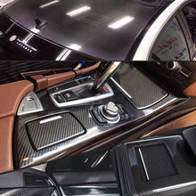 Load image into Gallery viewer, Universal Car Interior Moulding Sticker PU Leather Gap Filler 7D Carbon Fiber DIY Braid Trim Film Self Adhesive Luxury Car Styling
